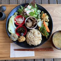 Excellent daily menu at Seed Cafe シードカフェ in Fujinomiya