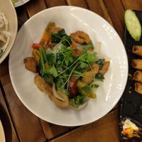 Seitan with coconut at Muro Organic Vegan Restaurant in Nha Trang