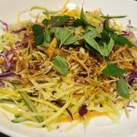 mango salad at Muro Organic Vegan Restaurant in Nha Trang