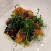 Butternut squash gnocchi at The Cellar Door in Edinburgh