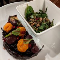 Red cabbage steak at The Cellar Door in Edinburgh