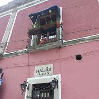 Entrance at Habibti Falafel in Guanajuato