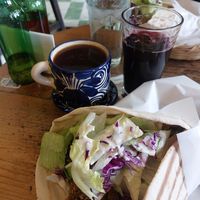 "Giant" Falafel Wrap at Habibti Falafel in Guanajuato