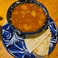 lentil soup at Habibti Falafel in Guanajuato