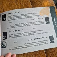 Apparently the V stands for vegetarian, not vegan? at NOUMI Mitte in Berlin