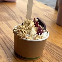 Peanut Butter Acai Bowl. Vegan and gluten free    at Clean Bowled in Bright