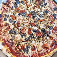 Vegan 18 inch pizza made to order   at Whole Foods Market in Richardson