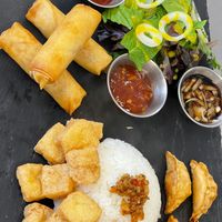 Vegan platter  at Born Appetite in Minehead