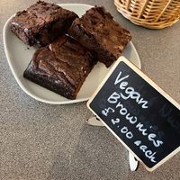 Vegan brownie  at Born Appetite in Minehead
