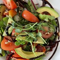 Avocado pine nut salad   at Clarendon's in Durham