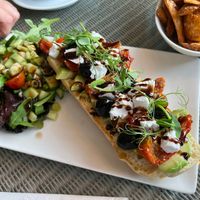 Vegan ciabatta at Clarendon's in Durham