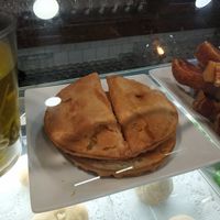 Vegan pastry turnovers at La Casita Meson-Bar in Logrono