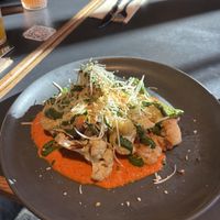 cauliflower with vegan cheese   at F-hoone in Tallinn