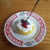 Lemon raw "cheese"cake at F-hoone in Tallinn