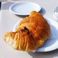 Chocolate cornetto at Caffè Centrale in San Giovanni In Marignano