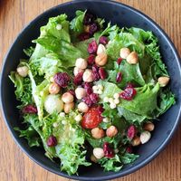 Green Salad with Hazelnuts, etc. (V) at Lóa in Reykjavik