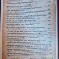 Menu at Gyro Mania in Chalkis