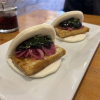 Bao buns with tofu  at Uncommon Ramen in Phoenixville