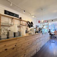 Inside looking out  at Uncommon Ramen in Phoenixville