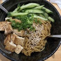 Cold soba noodles clearly marked vegan on menu.  at Uncommon Ramen in Phoenixville