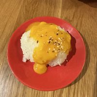 Mini mango sticky rice   at Rosa's Thai Cafe in London
