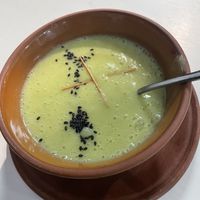 Broccoli soupp  at Soy Bonsai - Maybe closed in Puerto Villamil
