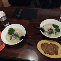 Vegan Crispy chickn & crispy pork at East Tao Ramen in Denver