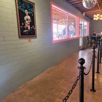 Inside seating at Voodoo Doughnuts - Burnet in Austin