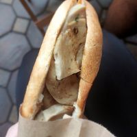 Vegan pork roll Bahn Mi at Bánh mì cô Chun  in Hanoi