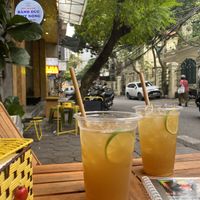 Lemon tea, refreshing!   at Bánh mì cô Chun  in Hanoi