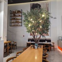 Indoor area at La Fabbrica Italiana in Dubai