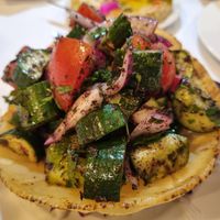 Fattoush at Eddie's Lebanese Eatery in Mortdale