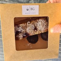 Plome/cherry cake with agave instead of sugar. Amazing at Bakery Giusy in Gran Canaria