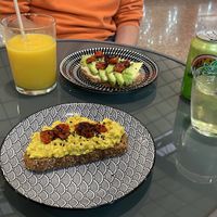 Scrummbled tofu egg 🌱  at Bakery Giusy in Gran Canaria