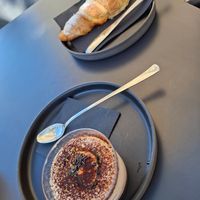 Croissant and Tiramisu pistache at Bakery Giusy in Gran Canaria