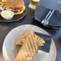 Burger and Tofu Sandwich   at Bakery Giusy in Gran Canaria