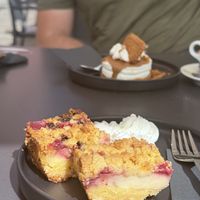 Strawberry crumble cheesecake   at Bakery Giusy in Gran Canaria