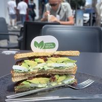Feta, avocado and sun dried tomato sandwich    at Bakery Giusy in Gran Canaria