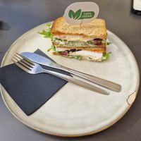 Feta and dried tomato sandwich at Bakery Giusy in Gran Canaria