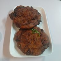 Onion bhaji at Himalayan Taj in Adamstown