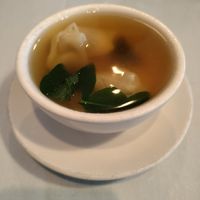 Wonton soup at Garden Wok in Tarzana