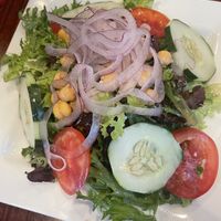 House salad. Ask for no cheese   at Fire Engine Pizza Company 3 in Shelton