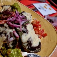 Gebratenene Kaktusblätter. at Don Gallo - Comida Mexicana in Rothenburg Ob Der Tauber