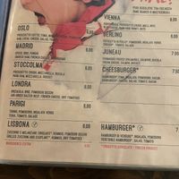 Menu  at Caffè delle Guide in Alagna Valsesia