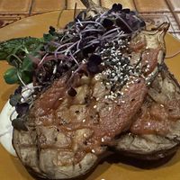 Eggplant "steak”  at Uraidla Hotel in Uraidla