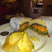  at La Cosecha Coffee & Bakery in Otavalo