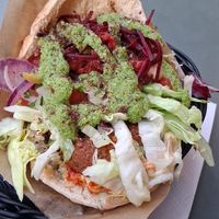 Vegan falafel at Liban Cuisine in Copenhagen