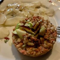 Vegan tartare  at La Sidreria in Milan