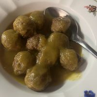 Meatballs  at La Sidreria in Milan