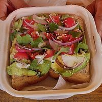 Avocado Toast at Pacha Roots in Miami